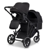 EasyGo DuoFlex Ebony Black 2+2 wózek bliźniaczy wielofunkcyjny
